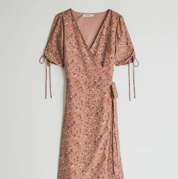 Farrow Marie Floral Wrap Dress - Picture 2 of 3